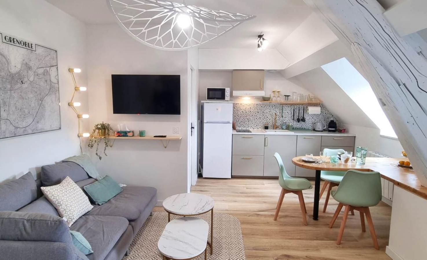 Appartement Hagaki Vue Panoramique Proche Gare Netflix Grenoble Exterior photo