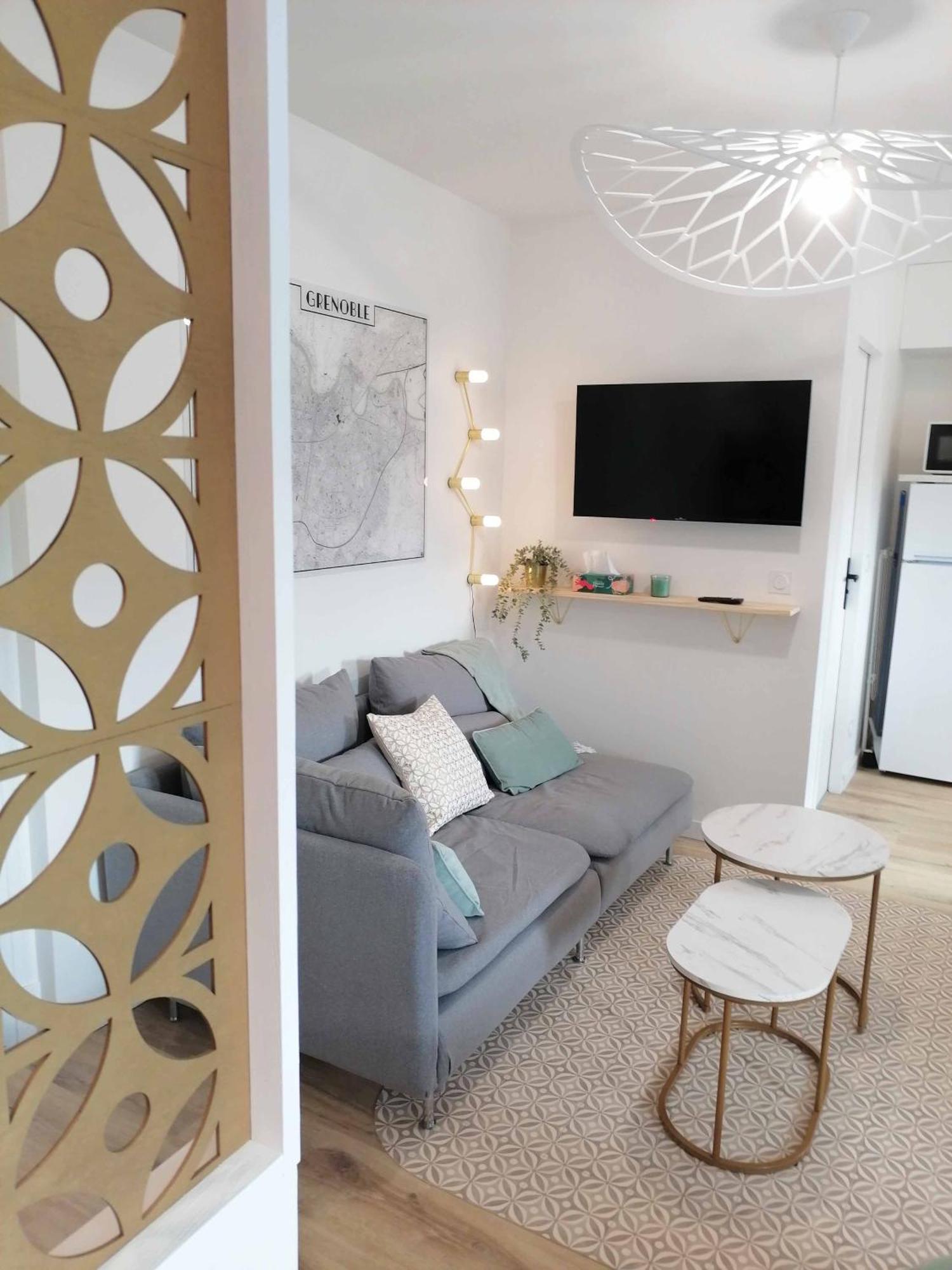 Appartement Hagaki Vue Panoramique Proche Gare Netflix Grenoble Exterior photo