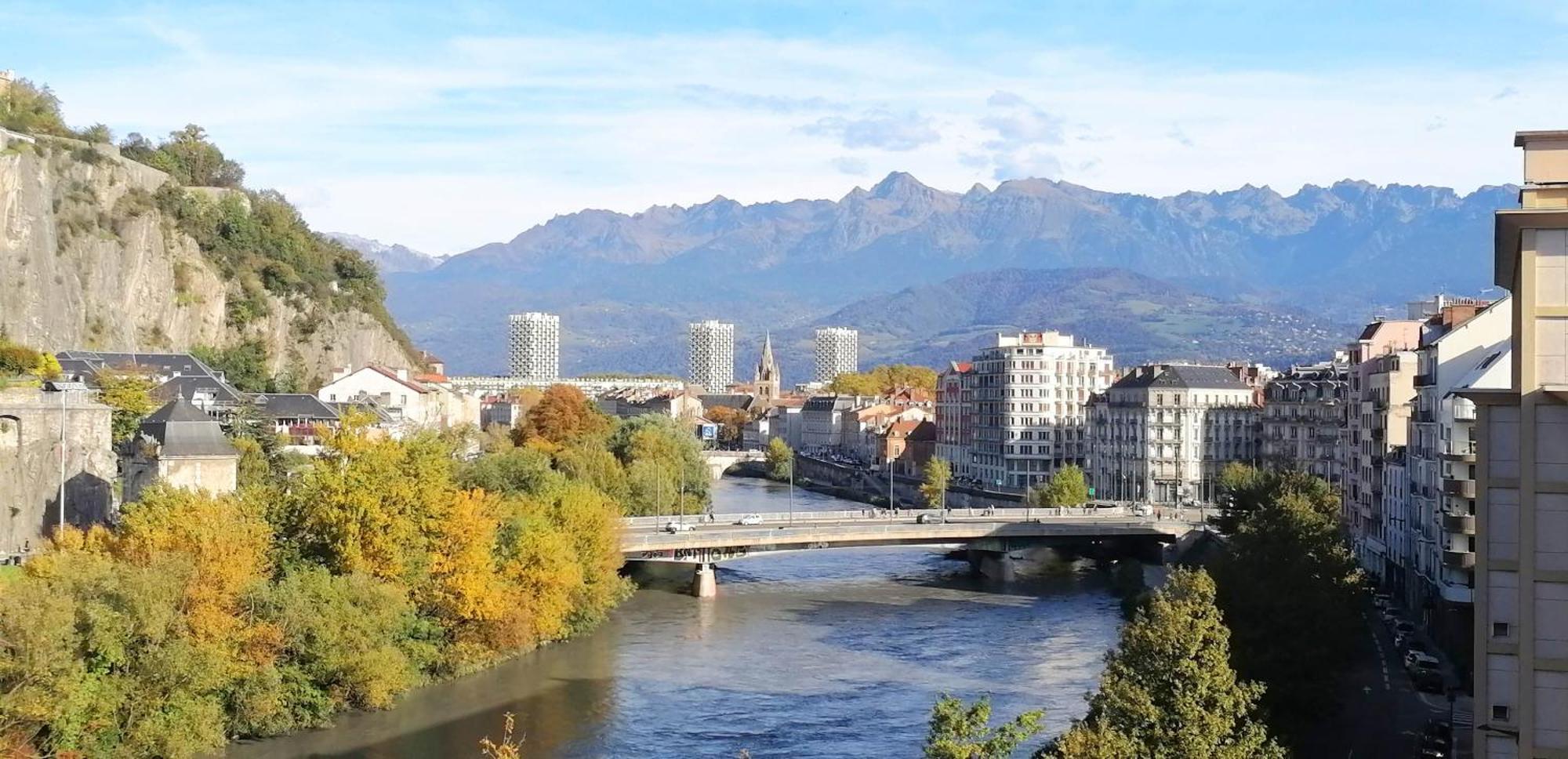 Appartement Hagaki Vue Panoramique Proche Gare Netflix Grenoble Exterior photo